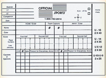 2044 - White Report Forms